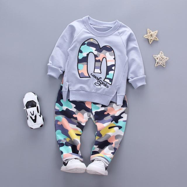 Baby Boy Girl Warm Camouflage Tracksuit Pant