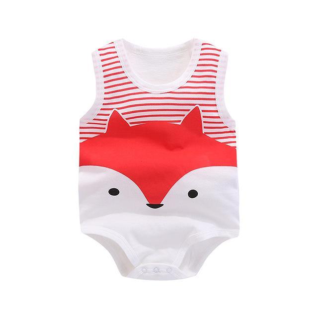 Baby Boys Girls Romper Cartoon Cat