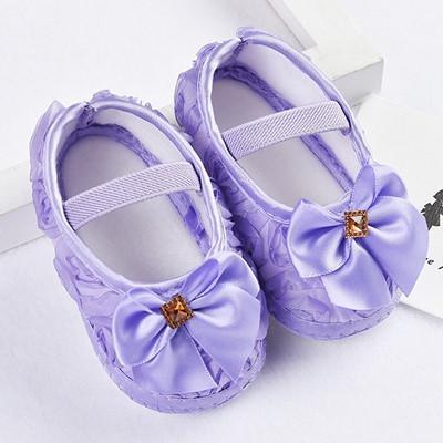 Baby Girls Ribbons Bowknot Shoes