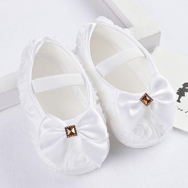 Baby Girls Ribbons Bowknot Shoes