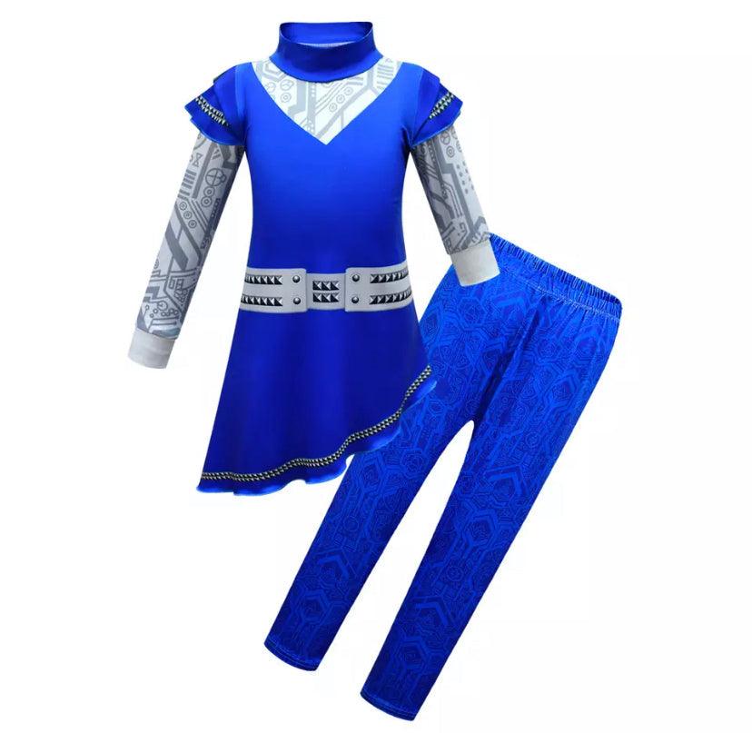 Blue Zombies 3 Cheerleader Addison Halloween Costume