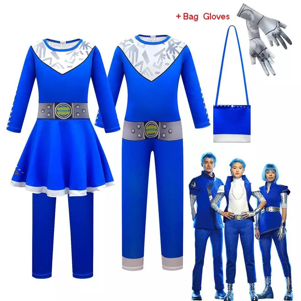 Blue Zombies 3 Cheerleader Addison Halloween Costume