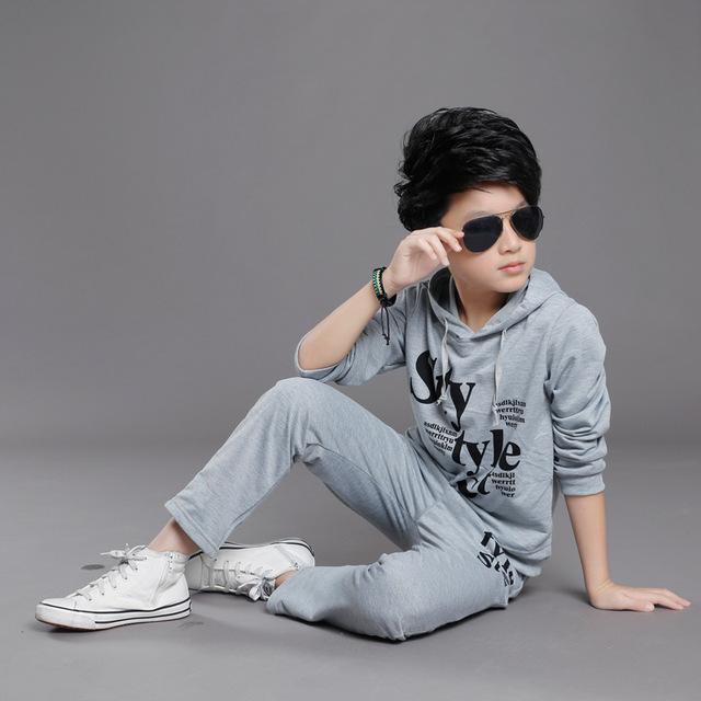 Boys hooded tracksuit clothes