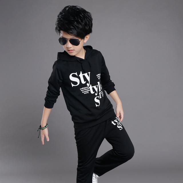 Boys hooded tracksuit clothes