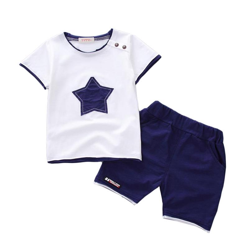 Casual Boys Summer Star Style Outfit