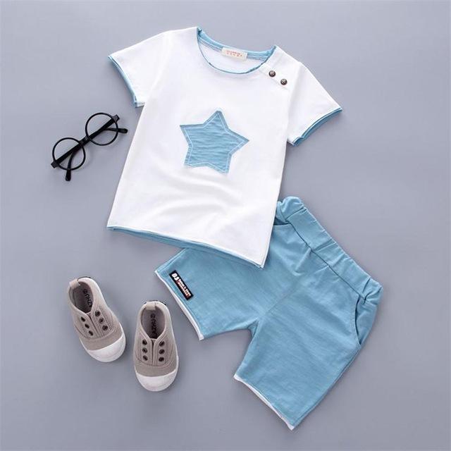 Casual Boys Summer Star Style Outfit