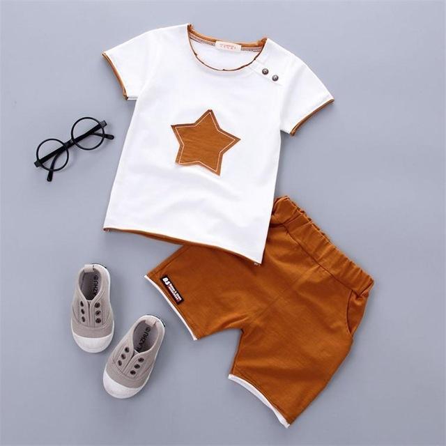 Casual Boys Summer Star Style Outfit