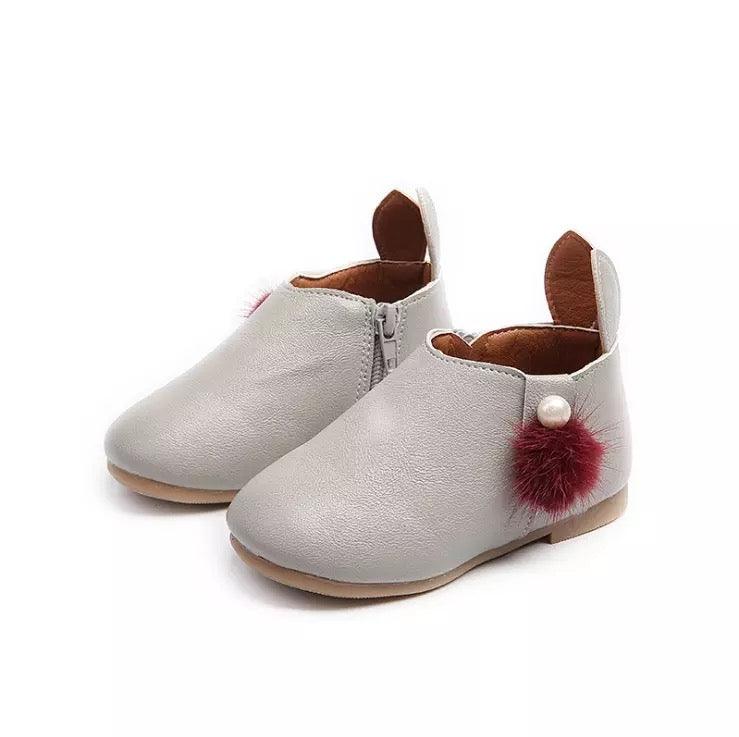 Cute Baby Girl Rabbit Ear Sneakers Boot Shoes