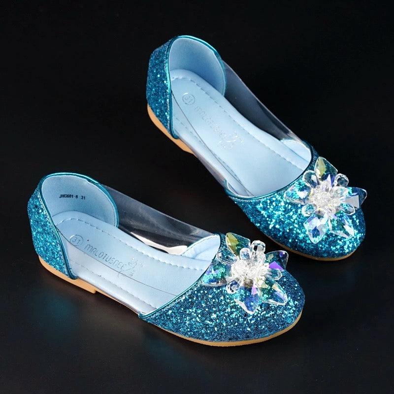 Girl Crystal Beaded Charming Diamond Flat Shoes