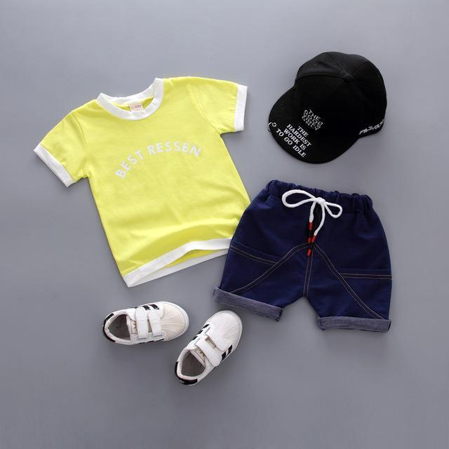 Kid Baby Boys T Shirt Shorts Summer Clothes