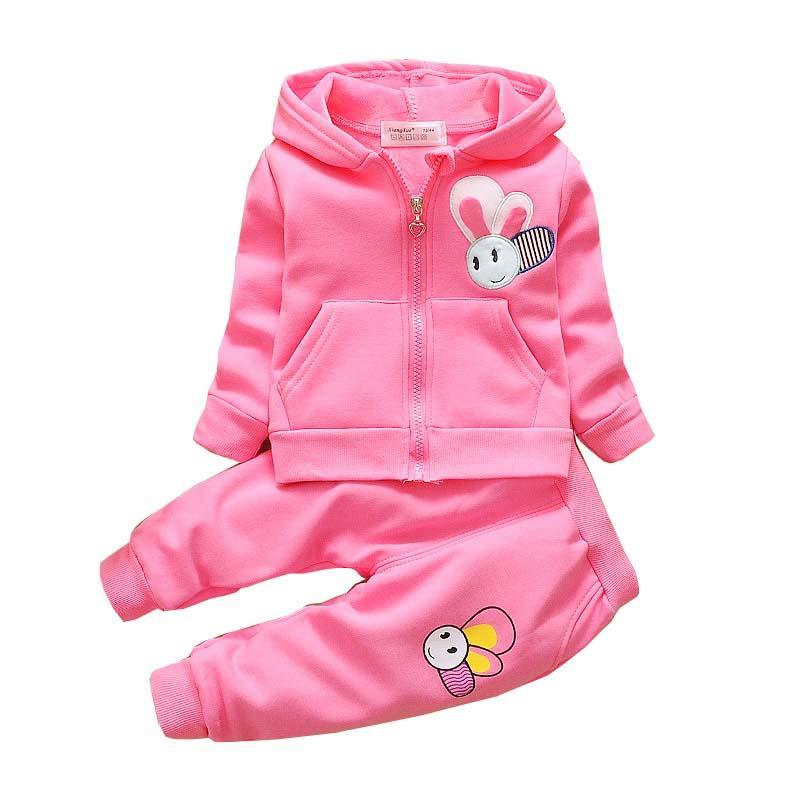 Kid Baby Girls Long Sleeve Tops Bees Pants Clothes