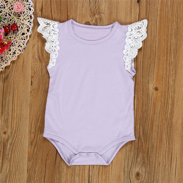 Newborn Summer Baby Lace Jumpsuit