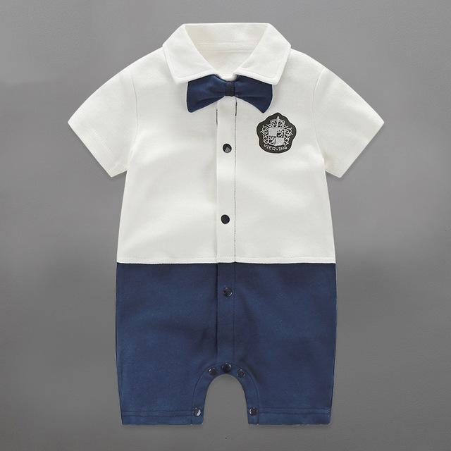 Summer Baby Boy Sailor Romper Jumpsuit