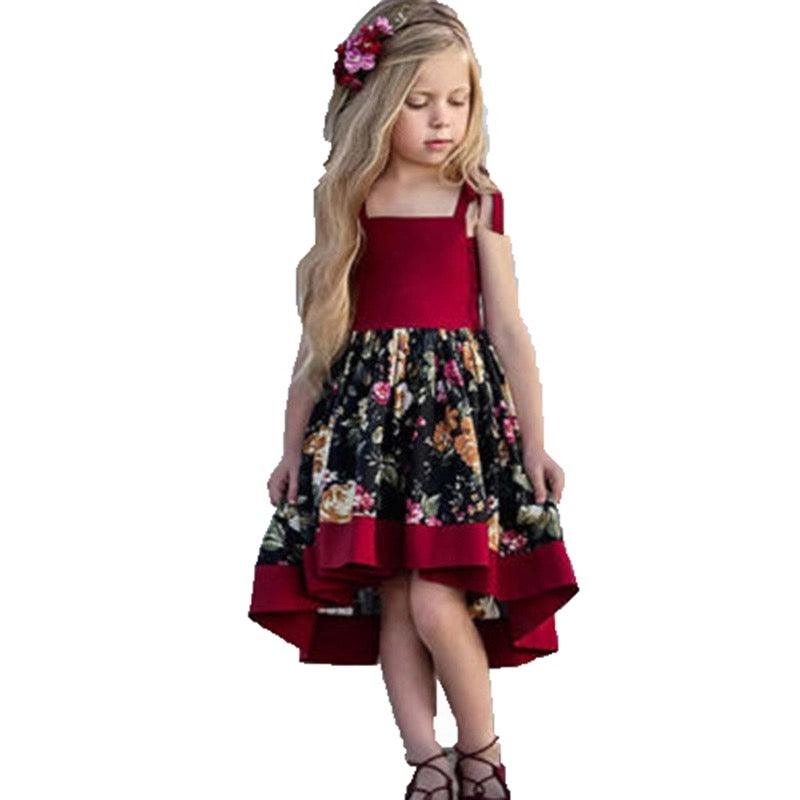 Toddler Baby Flower Lace Strap Dress