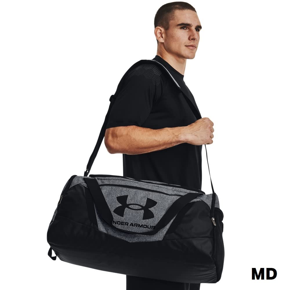 Under Armour Unisex-Adult Undeniable 5.0 Duffle , (012) / Pitch Gray Medium Heather / Black , Medium