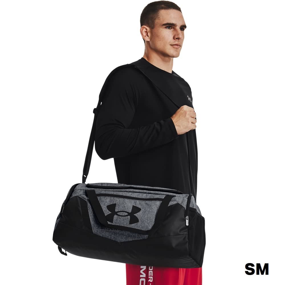 Under Armour Unisex-Adult Undeniable 5.0 Duffle , (012) / Pitch Gray Medium Heather / Black , Medium