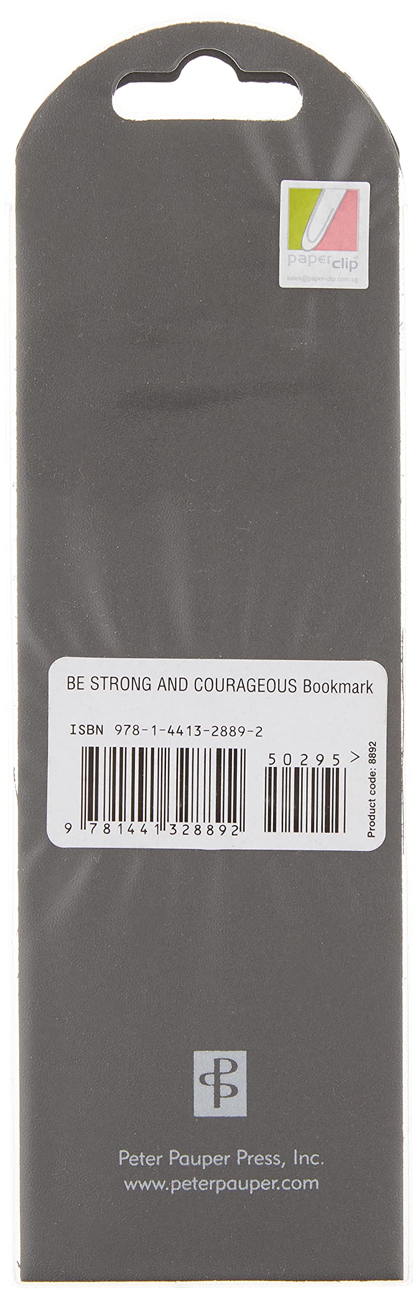 Be Strong and Courageous Beaded Bookmark