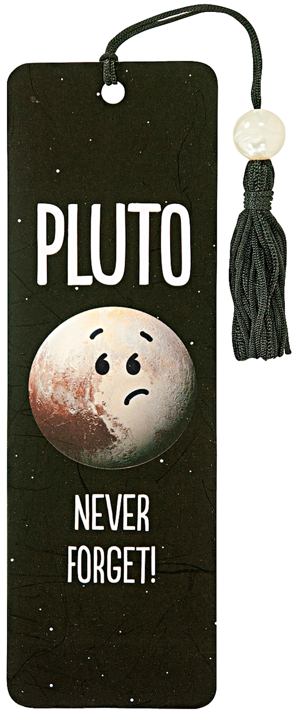 Pluto -- Never Forget! Beaded Bookmark