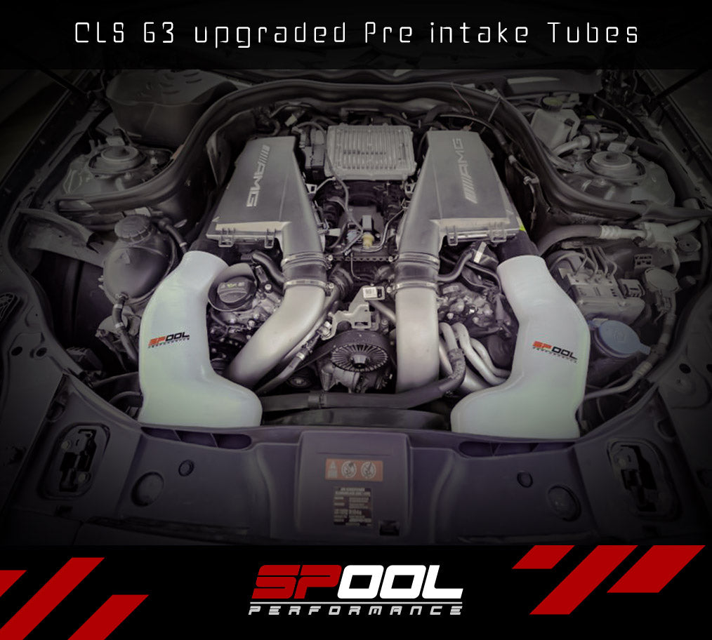Mercedes M157 E63/CLS63 and M278 CLS550/E550 upgraded inlet pipes