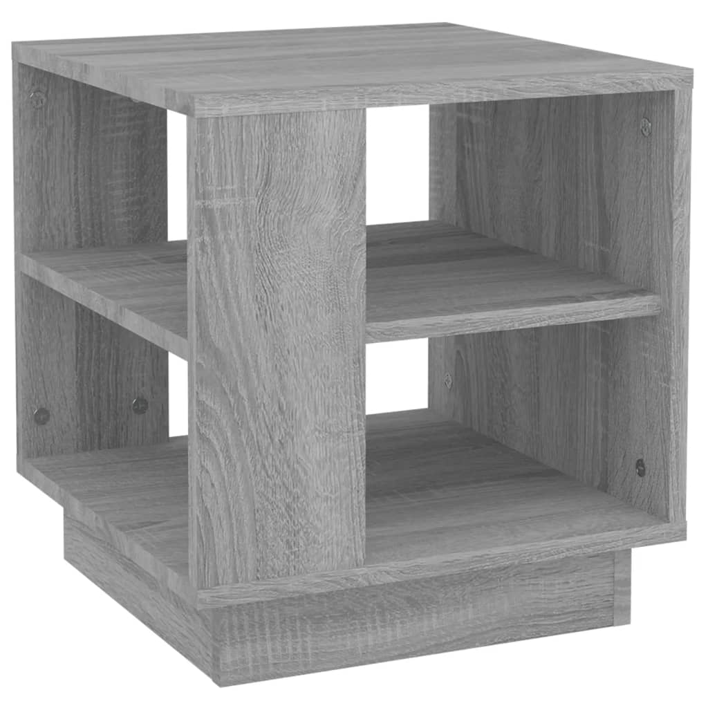 vidaXL Coffee Table Grey Sonoma 40x40x43 cm Engineered Wood