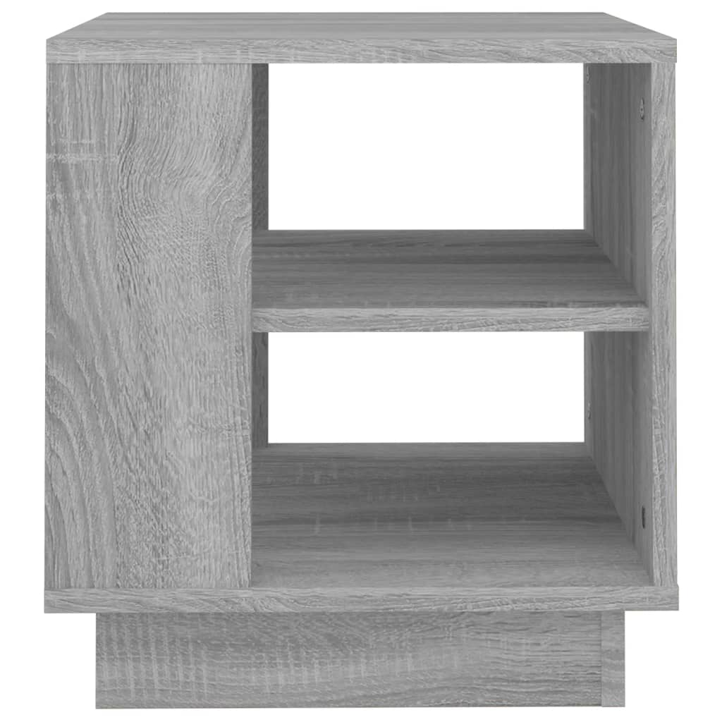 vidaXL Coffee Table Grey Sonoma 40x40x43 cm Engineered Wood