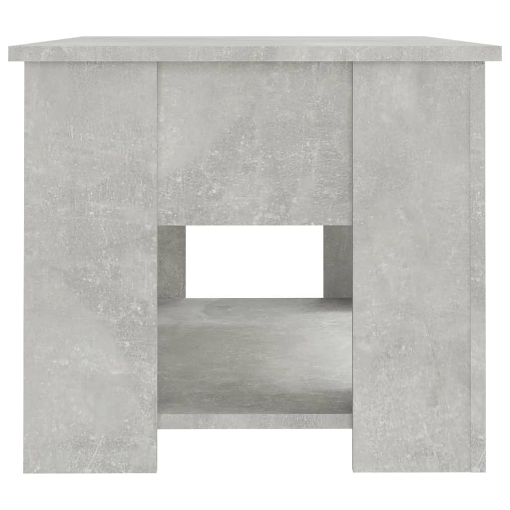 vidaXL Coffee Table Concrete Grey 79x49x41 cm Engineered Wood