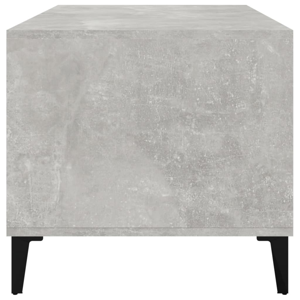 vidaXL Coffee Table  Concrete Grey 90x49x45 cm Engineered Wood