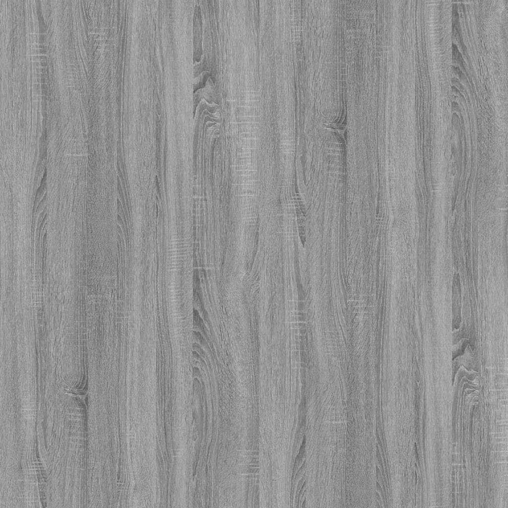 vidaXL Coffee Table Grey Sonoma 100x50x45 cm Engineered Wood and Iron