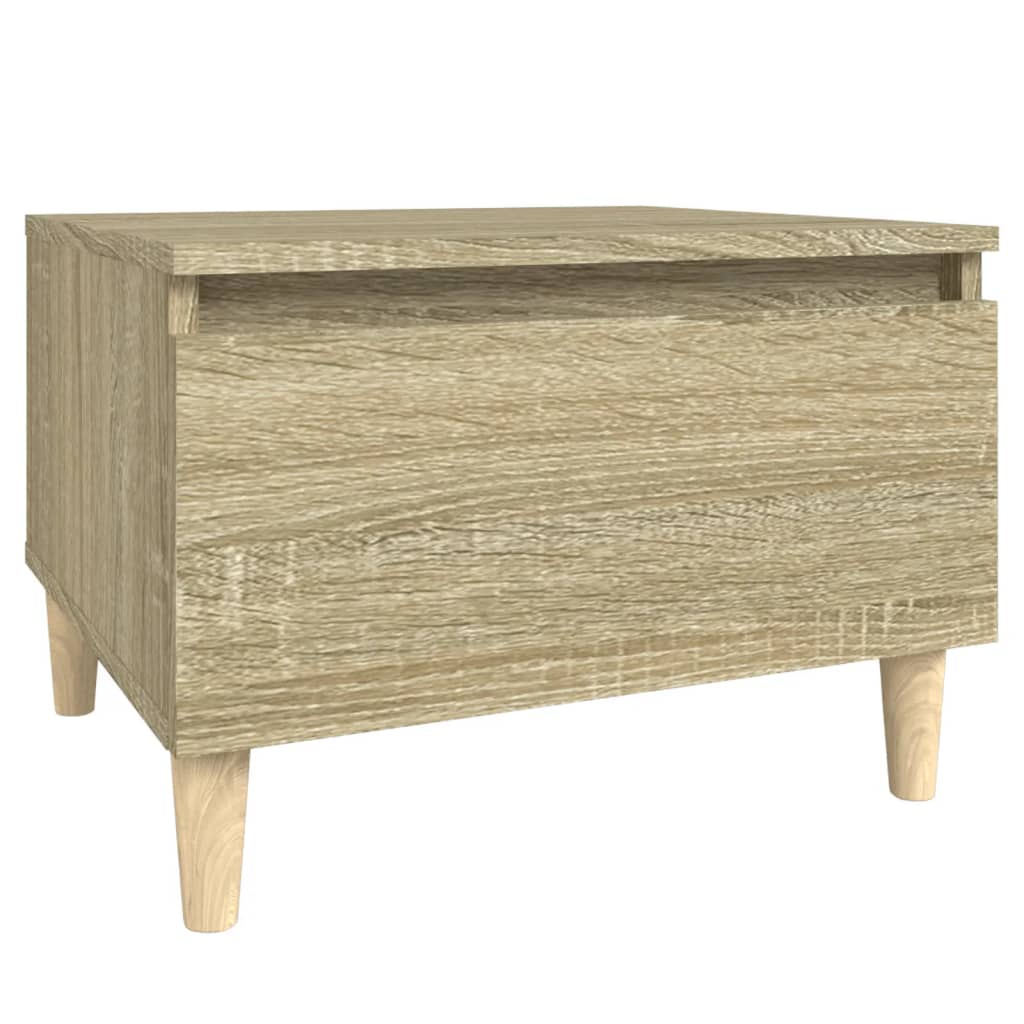 vidaXL Side Table Sonoma Oak 50x46x35 cm Engineered Wood