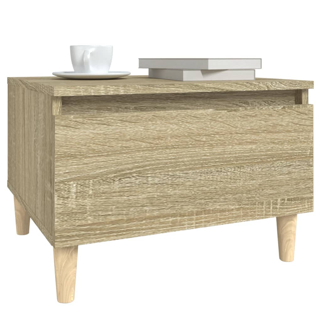 vidaXL Side Table Sonoma Oak 50x46x35 cm Engineered Wood