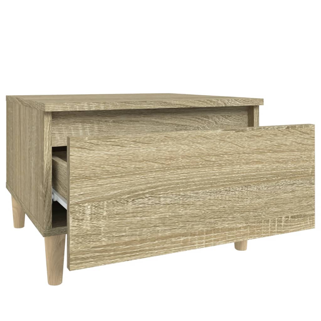 vidaXL Side Table Sonoma Oak 50x46x35 cm Engineered Wood