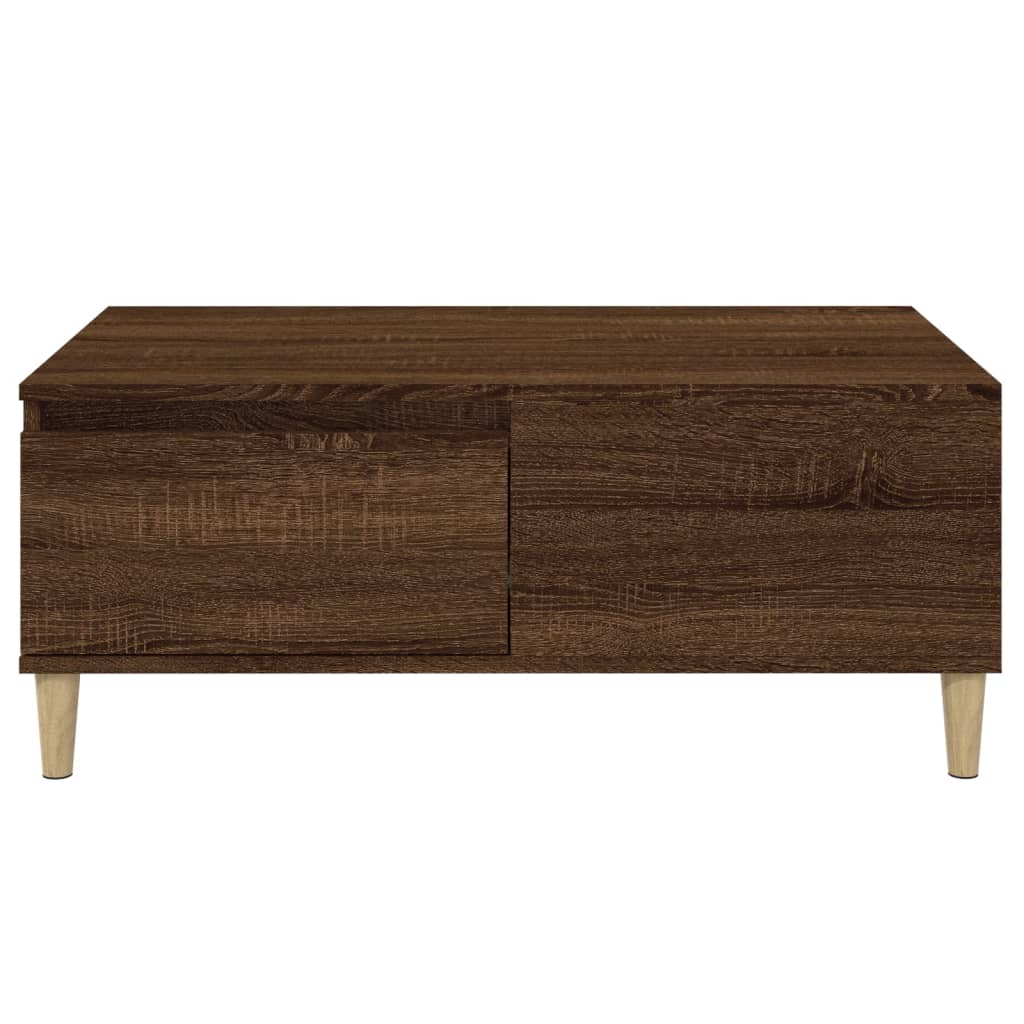 vidaXL Coffee Table Brown Oak 90x50x36.5 cm Engineered Wood