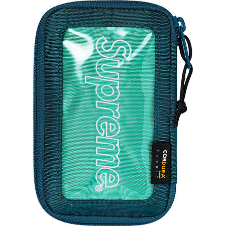 Supreme Small Zip Pouch- Dark Teal