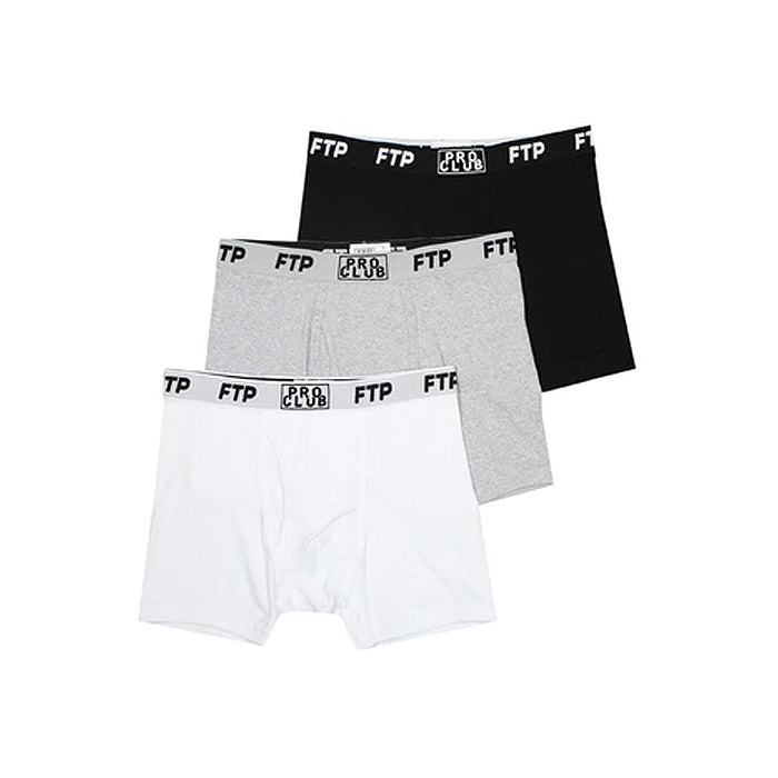 FTP / Pro Club 3 Pack Boxer Briefs- Multicolor