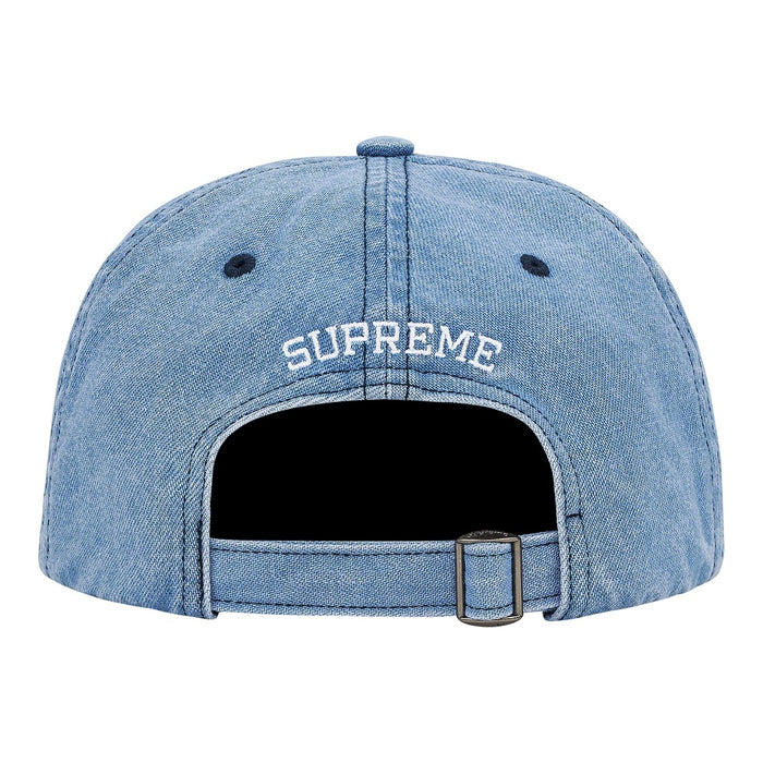 Supreme Multi Color Logo 6-Panel- Light Denim