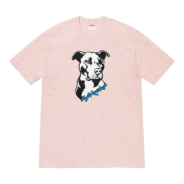 Supreme Pitbull Tee- Heather Pink