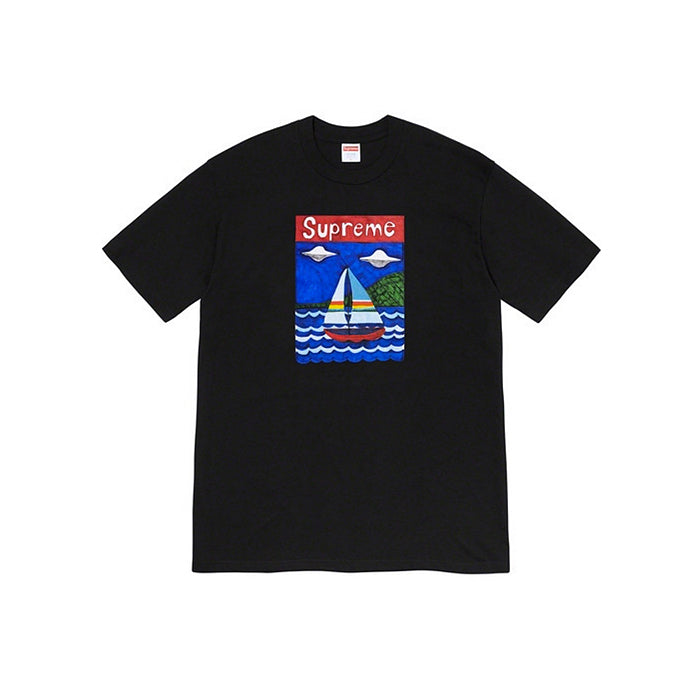 Supreme Sailboat Tee- Black