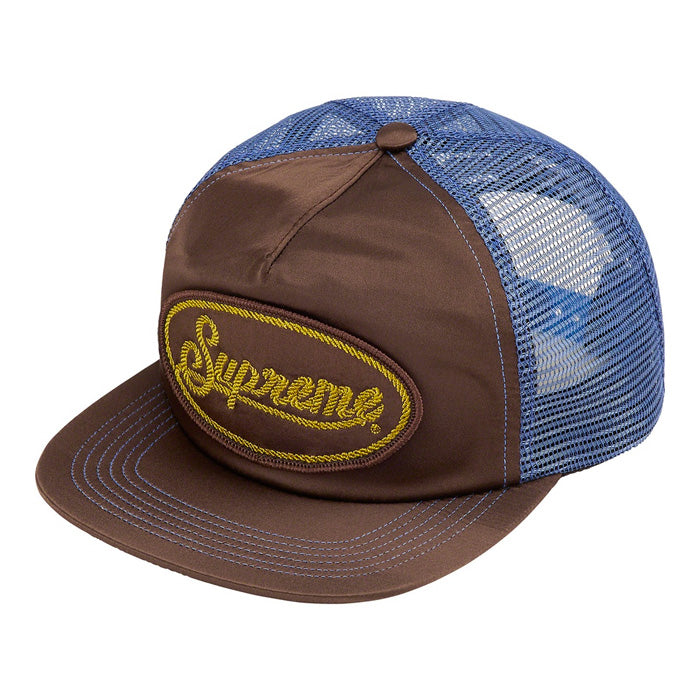 Supreme Silk Mesh Back 5-Panel- Brown