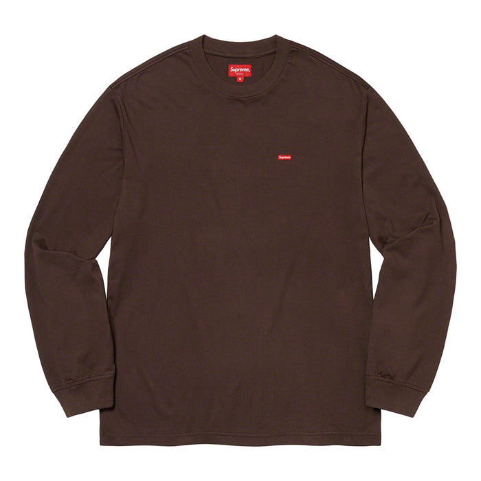 Supreme Small Box L/S Tee (FW21)- Dark Brown