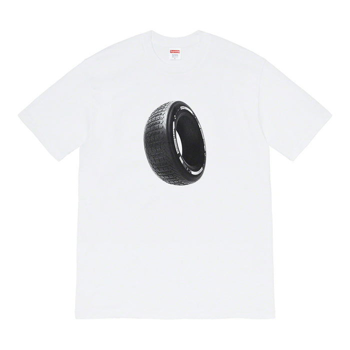 Supreme Tire Tee- White