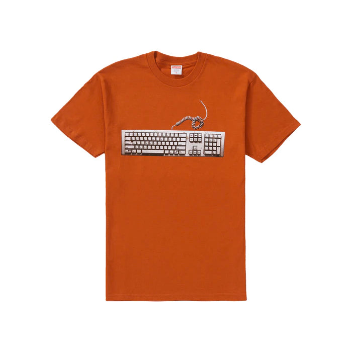 Supreme Keyboard Tee- Rust