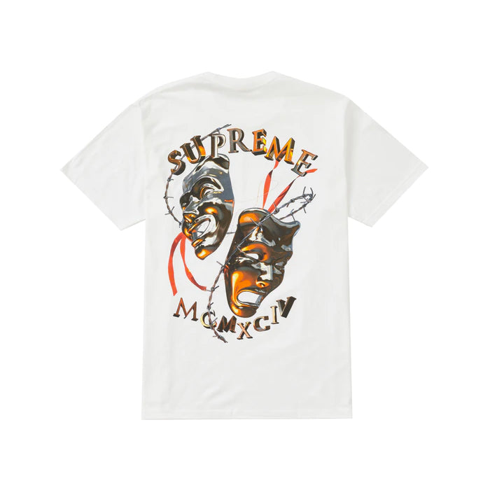 Supreme Laugh Now Tee- White