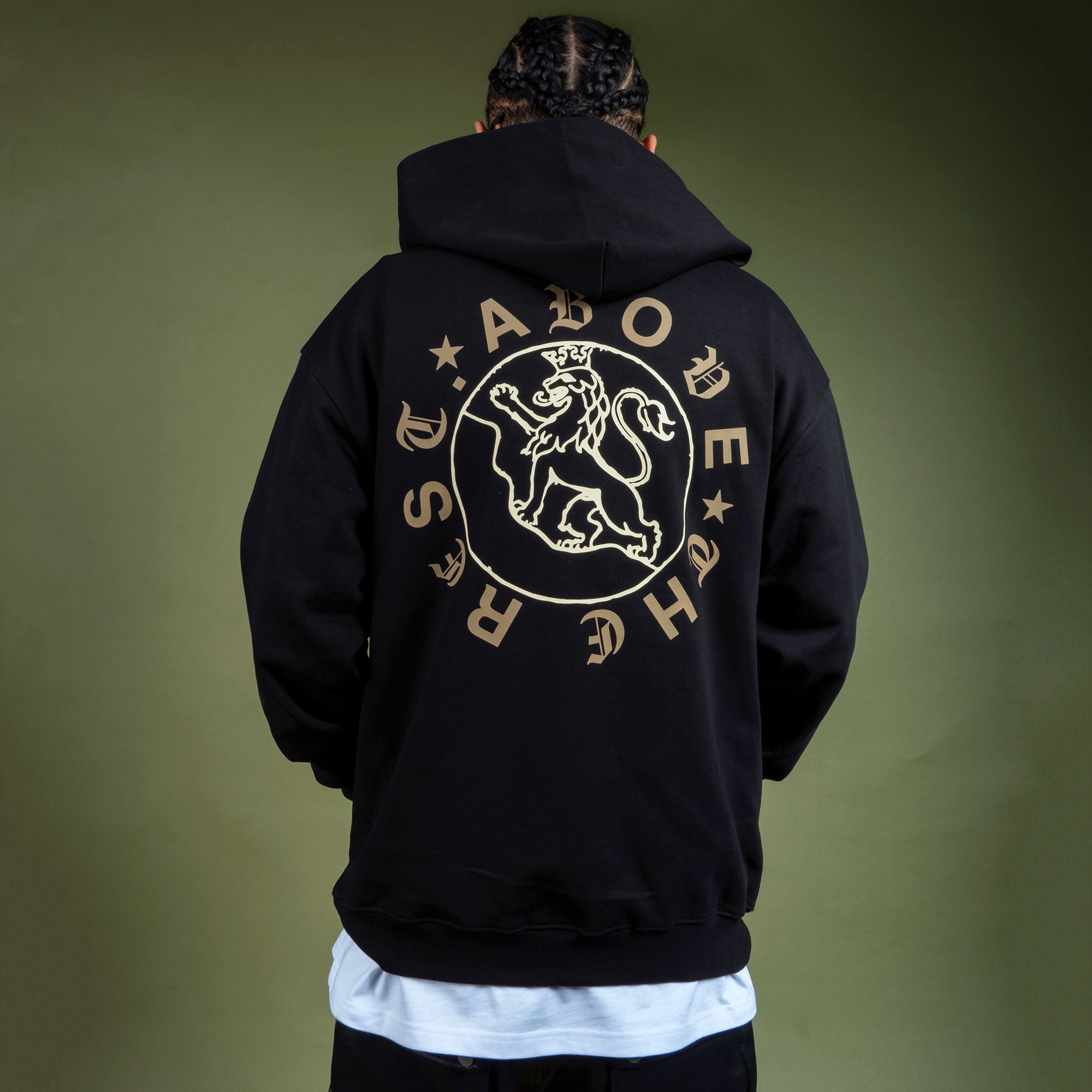 AU DESSUS DU RESTE HOODIE - BLACK