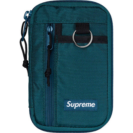 Supreme Small Zip Pouch- Dark Teal