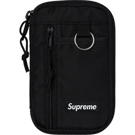 Supreme Small Zip Pouch- Black