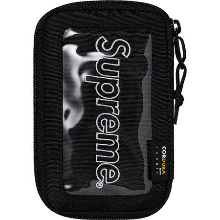 Supreme Small Zip Pouch- Black