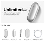 PLAUD NotePin & AI Annual Unlimited Plan
