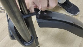Tighten the bolts with 6mm wrench retaining nuts.