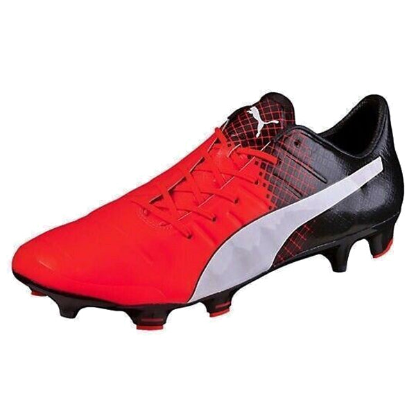 Puma evoPOWER 1.3 FG Soccer Cleats (Red/Black)