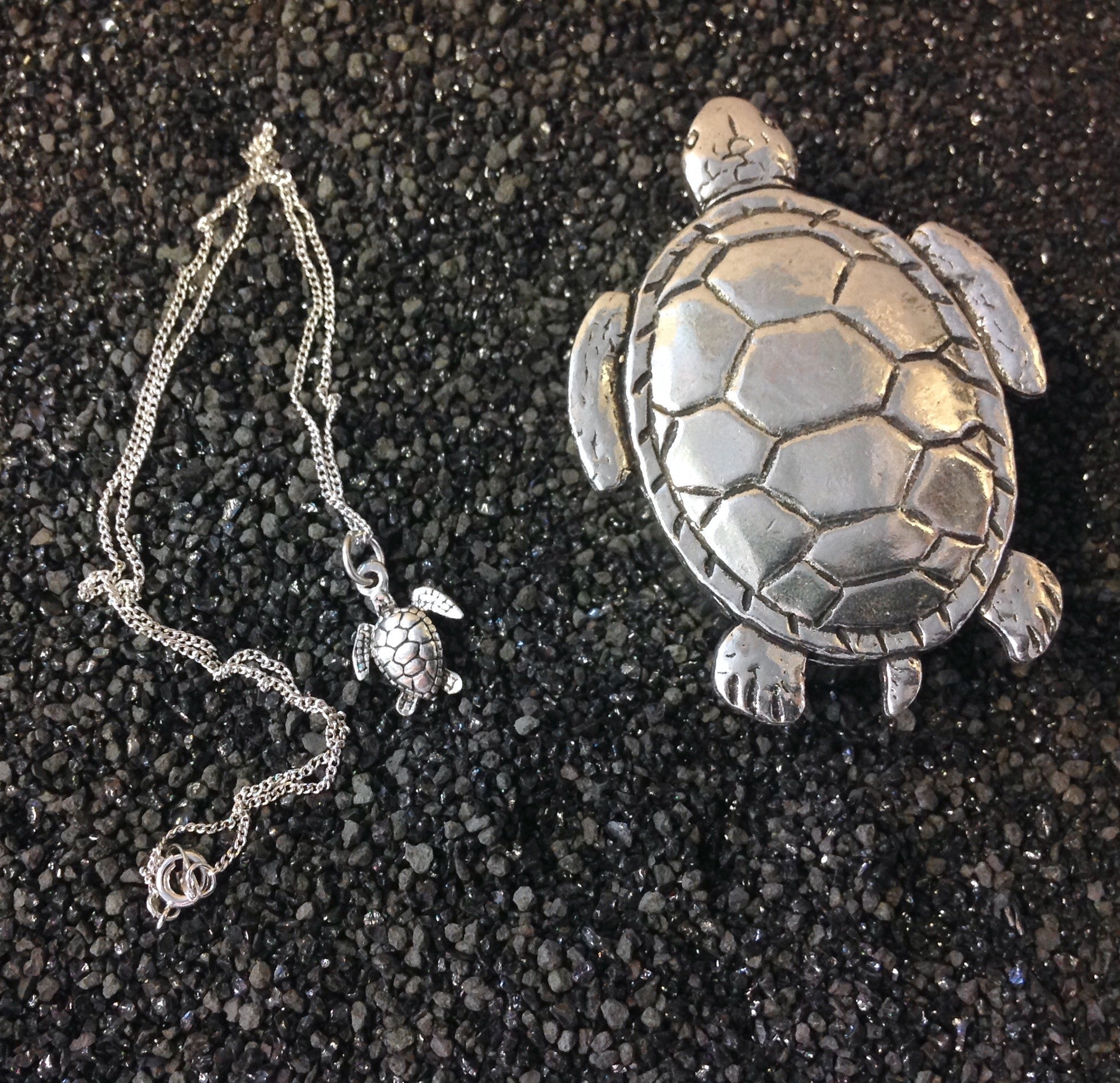 Sea Turtle Charm Necklace Box